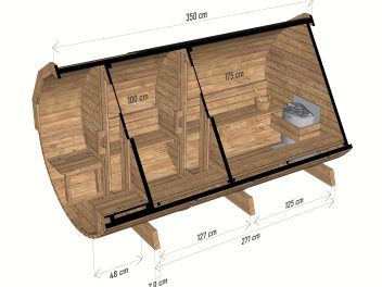 sauna-ogrodowa-beczka-3,5m-z-balkonem-i-przedsionkiem---przekroj