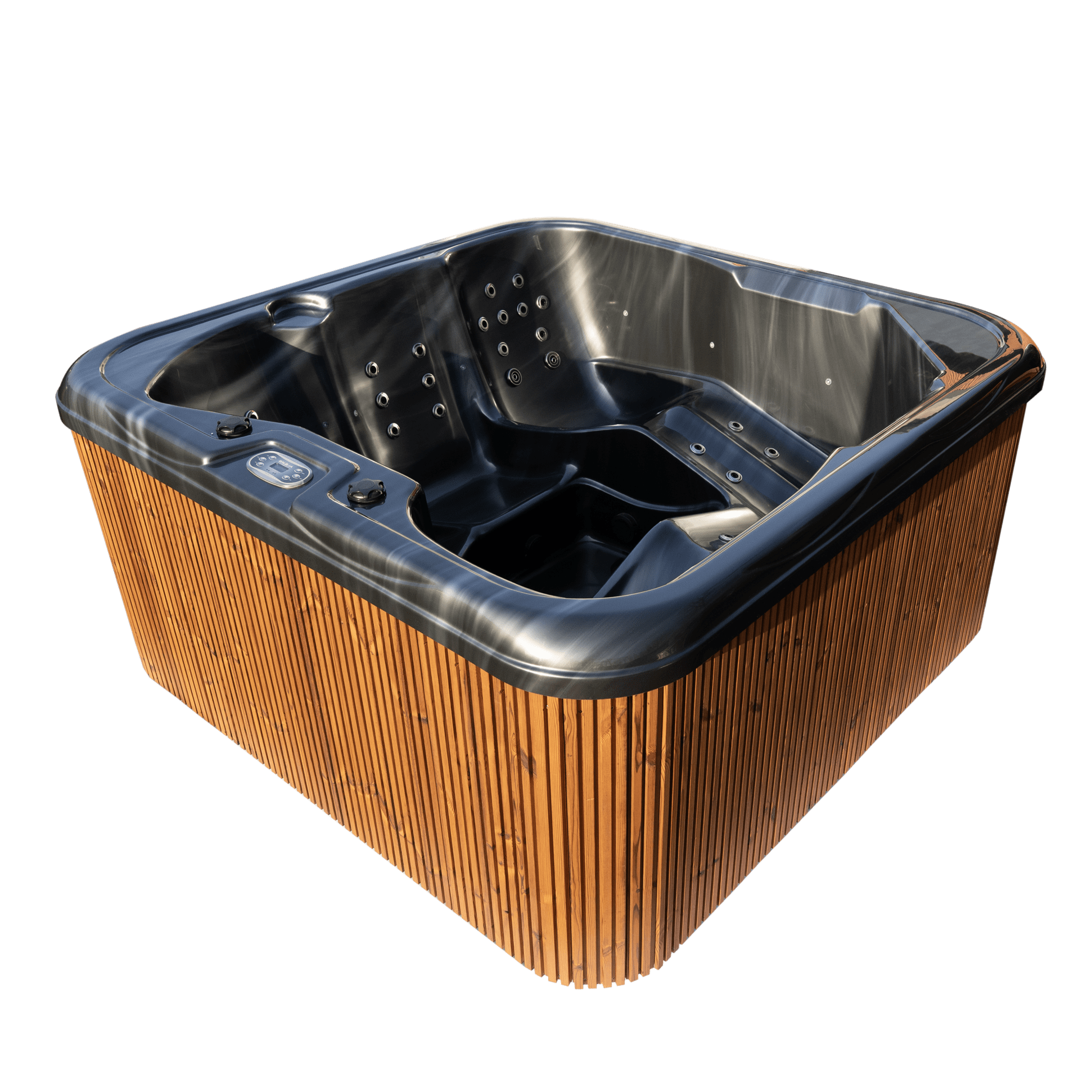 _DSC0251 ciemne + lamele drewniane (1) Wanna - ciemny marmur + lamele