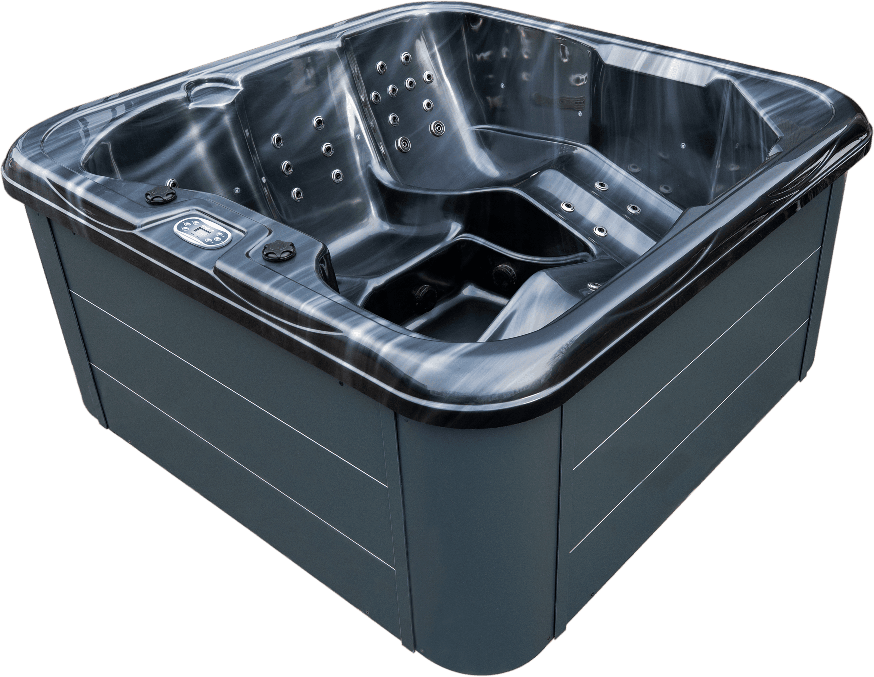 Wanna - niecka ciemny marmur