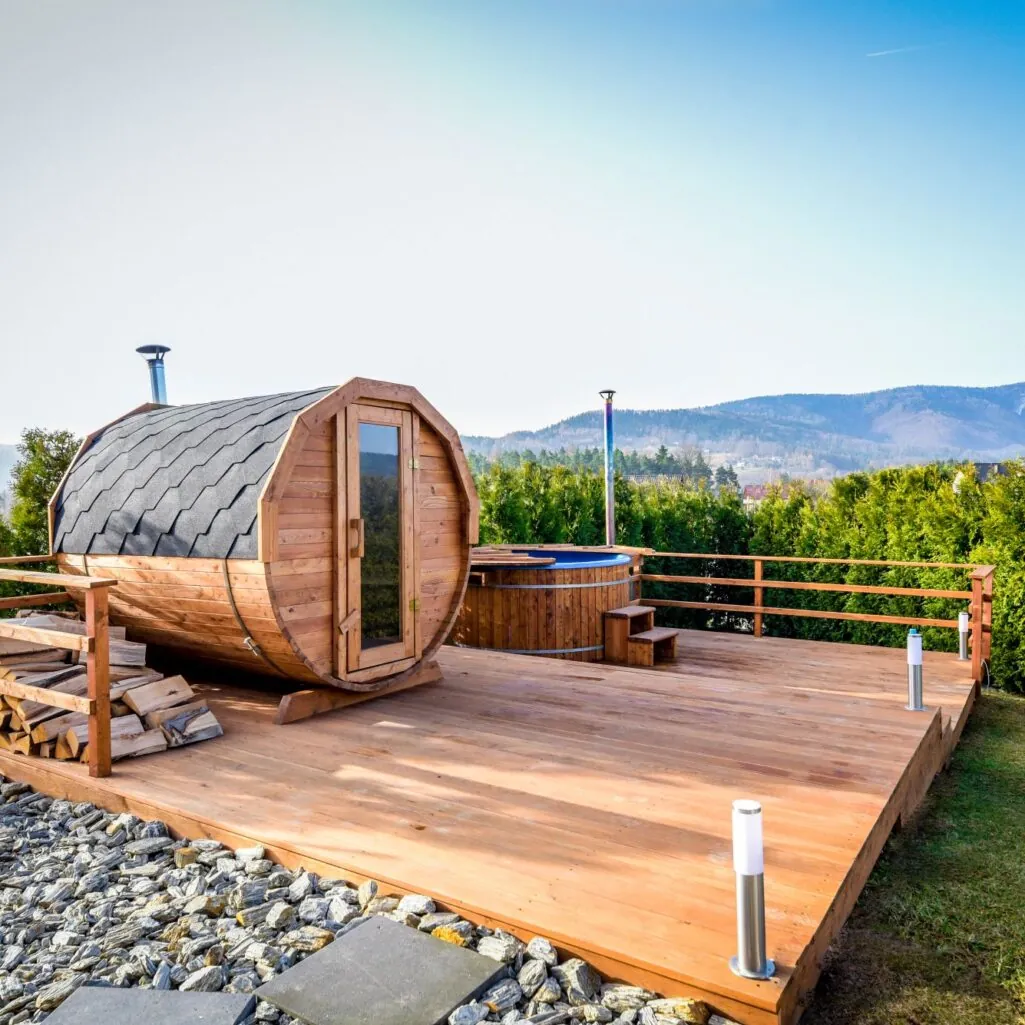 Przydomowe SPA z widokiem